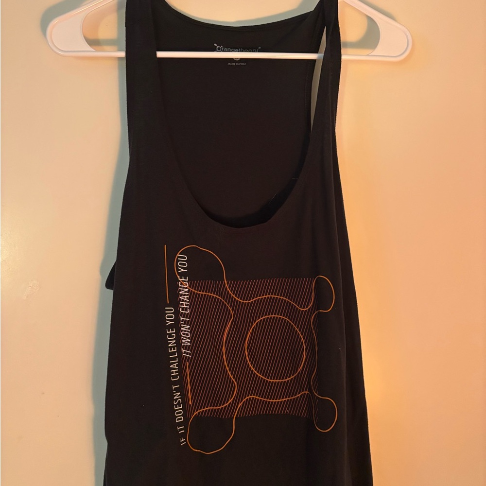 Orangetheory Black Sleeveless Tank Top